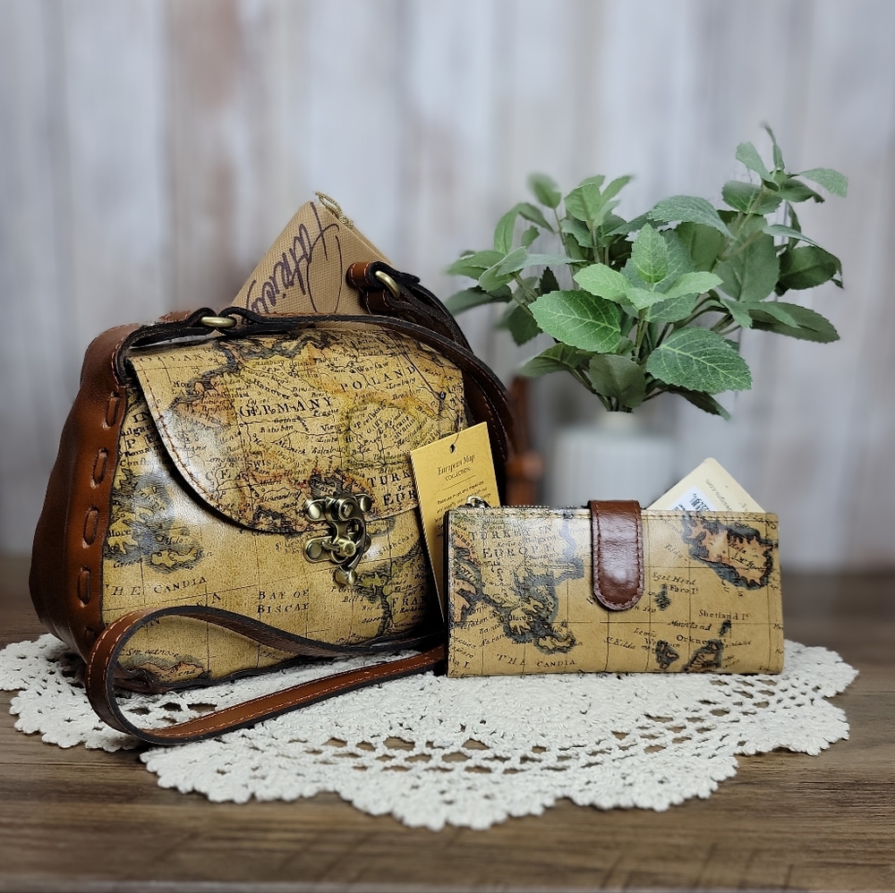Patricia Nash Crossbody + Wallet NWT
